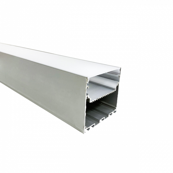 Electrica aluminum profile with diffuser 80x75mm (6m)