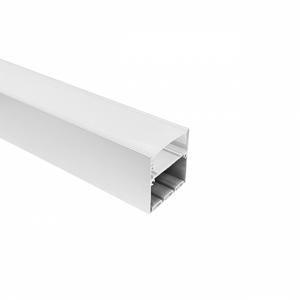 Electrica aluminum profile with cover 50x50mm (3m/6m)