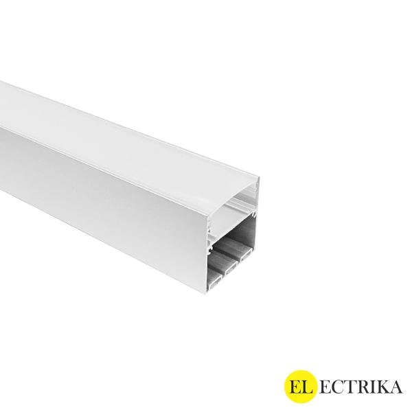 Electrica ալյումինե պրոֆիլ դիմապակիով 50x50մմ (3մ/6մ)