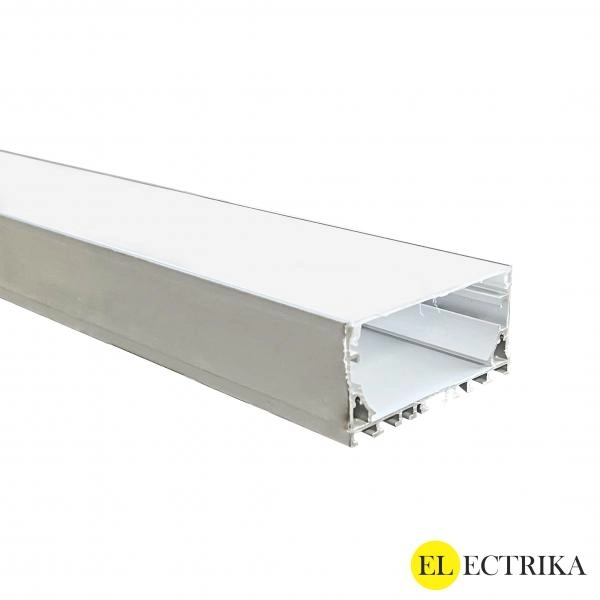 Electrica ալյումինե պրոֆիլ դիմապակիով 80x40մմ (6մ)