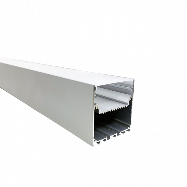 Electrica aluminum profile with diffuser 70x75mm (6m)