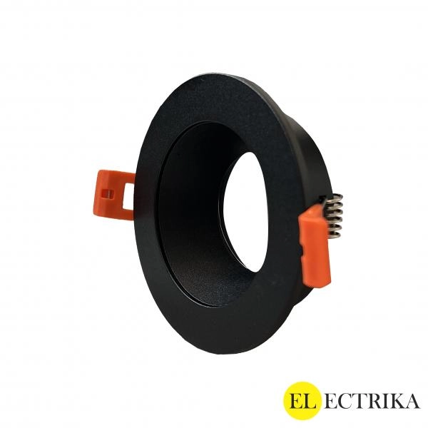 Electrica ներկառուցվող շրջանակ V սև կլոր