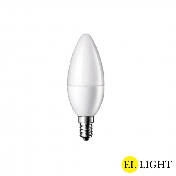 Ellight led լամպ E14 մոմ C37 6W 3000K 400Lm 1/100