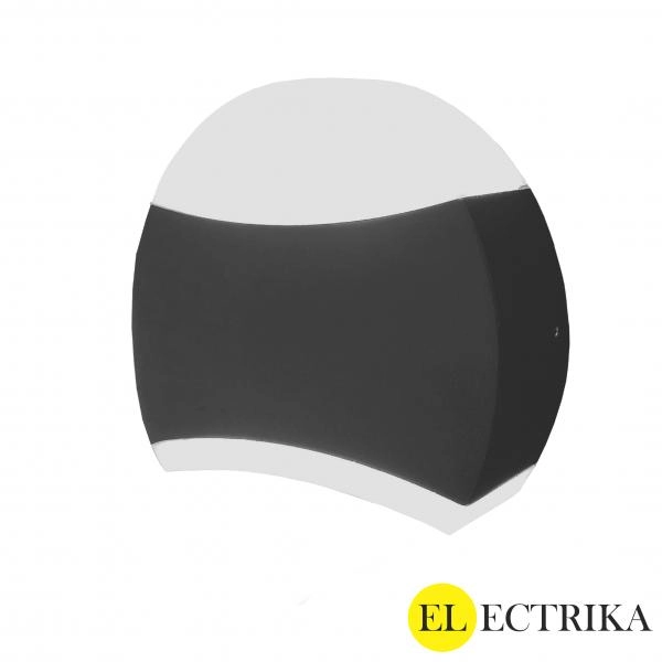 Electrica լուսատու ֆասադային (AD-880B) 2x6W 4100K սև IP65