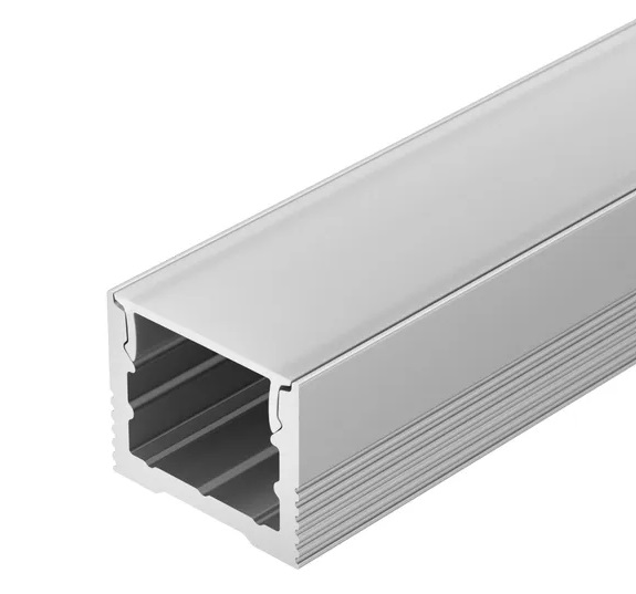 Arlight алюминиевый профиль Sl-Slim накладной 16x13мм (2.5м) с рассеивателем