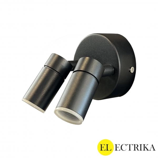 Electrica լուսատու արտաքին (LWA206) 2x3W 3500K սև IP20