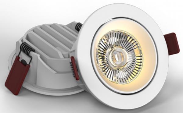 Electrica светильник встраиваемый Подвижный (CB85R) 7W 4100K белый круглый