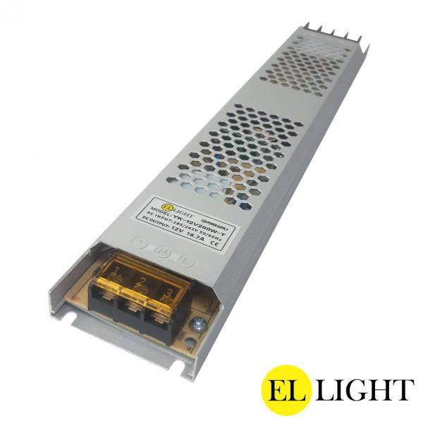 Ellight 12V power supply 200W 16.7A (306x52x21mm)