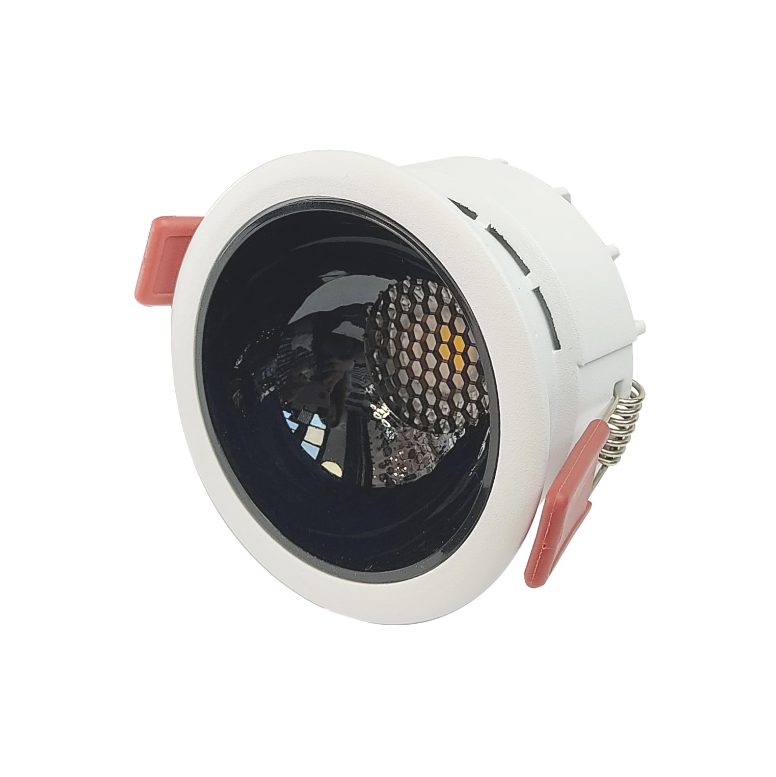 Electrica (CR85) լուսատու ներկառուցվող 7W 3000K կլոր սպիտակ / սև