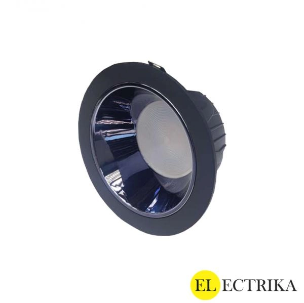 Electrica լուսատու (G-N015) ներկառուցվող 15W 3000K սև/քրոմ