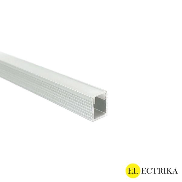 Electrica ալյումինե պրոֆիլ դիմապակիով 7.6x8.9մմ (3մ) YH