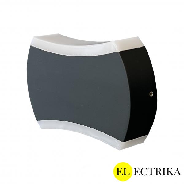  Electrica фасадный светильник (AD-880C) 2x5Вт 3500К черный IP65