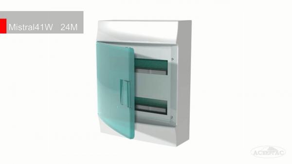 ABB surface mounting box MISTRAL41W 24M