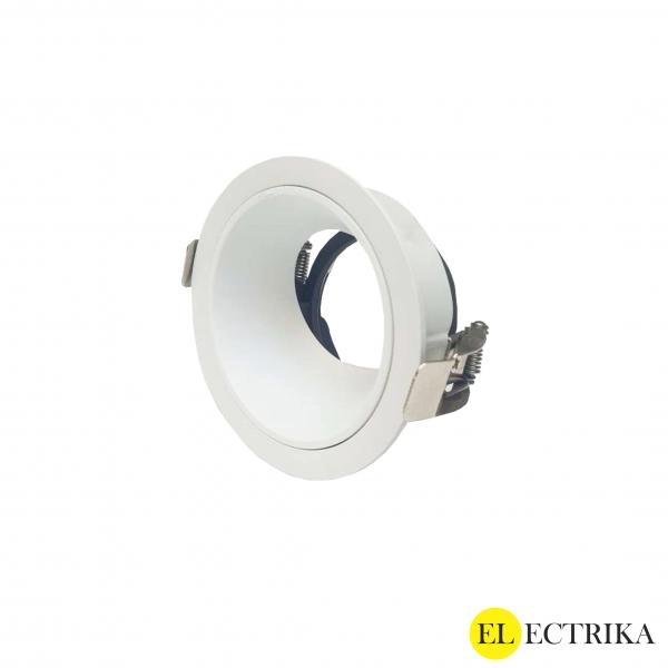 Electrica ներկառուցվող շրջանակ FՕ սպիտակ կլոր