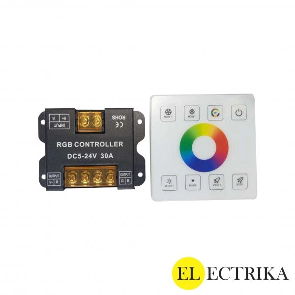Electrica 12-24V led ժապավենի կարգավորիչ 30A RGB