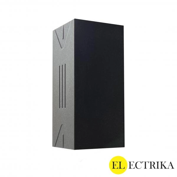 Electrica լուսատու ֆասադային (AD333W) 2x3W 3000K մոխրագույն IP54