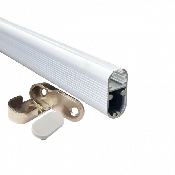 Electrica aluminum profile with cover 29x15mm (3m)