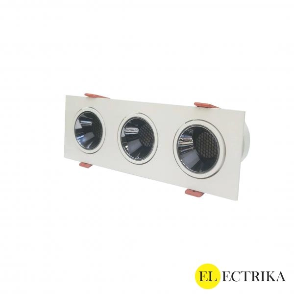 Electrica լուսատու (LLS12x3-30K) ներկառուցվող շարժական 36W 3000K սպիտակ