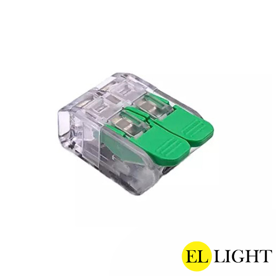  Ellight Терминал для проводов 221 (2x4.0мм² 2 рычага)