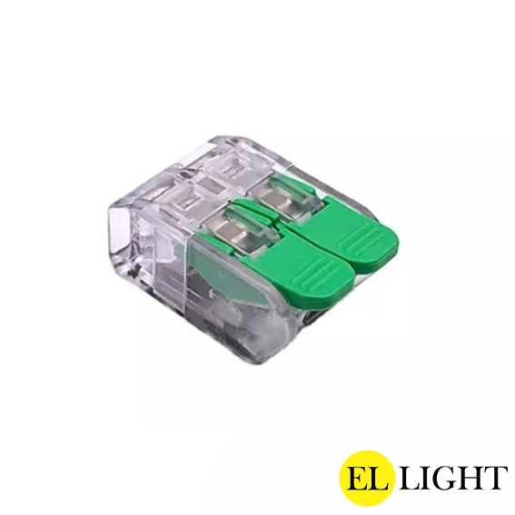 Ellight հաղորդալարի տերմինալ 221 (2x4.0մմ 2 լծակով) 1/100