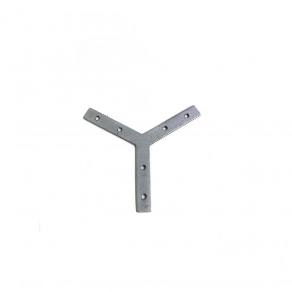 Electrica Y-shaped connector for aluminum profile