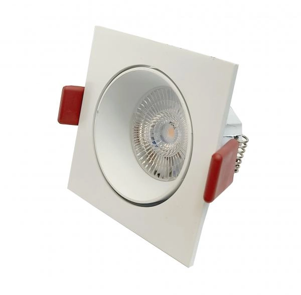Electrica светильник встраиваемый Подвижный (CB85S) 7W 4100K квадратный белый