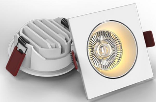 Electrica светильник встраиваемый Подвижный (CB85S) 7W 3000K белый квадрат