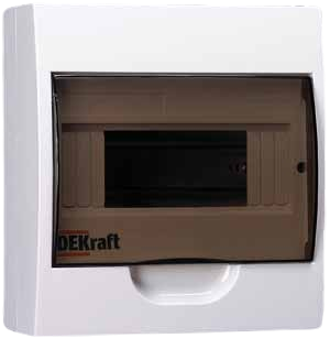 Surface Circuit Breaker Box 1-2 Modules IP30 ЩРH-П-1/2 (Dekraft)