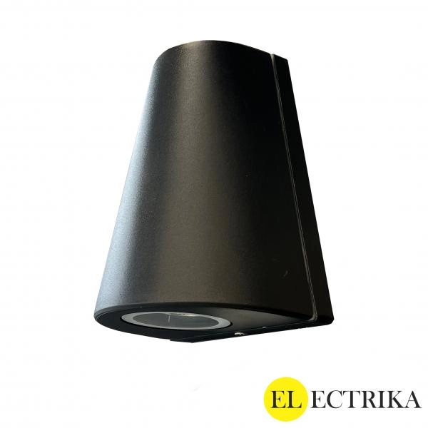 Electrica լուսատու ֆասադային (R201423B) 2x3W 3500K սև IP65