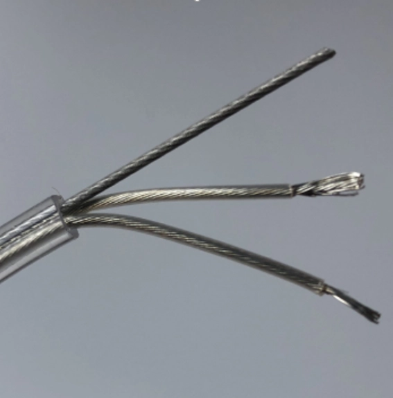 Electrica թափանցիկ լար 2x0․5մմ (պողպատե ճոպանով) 1/100