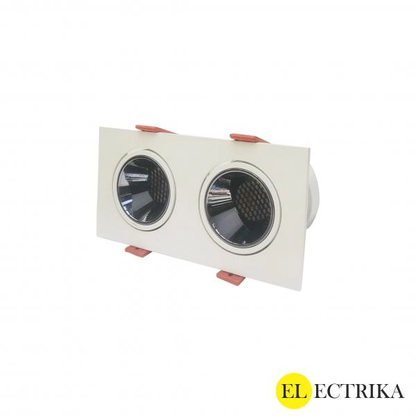 Electrica լուսատու (LLS12x2) ներկառուցվող շարժական 24W 4000K սպիտակ