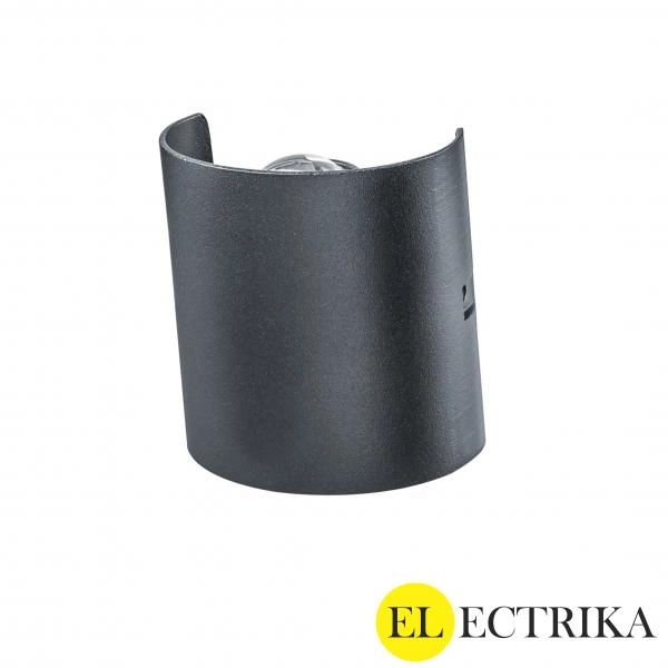 Electrica լուսատու ֆասադային (130-2) 2W 3500K սև IP65
