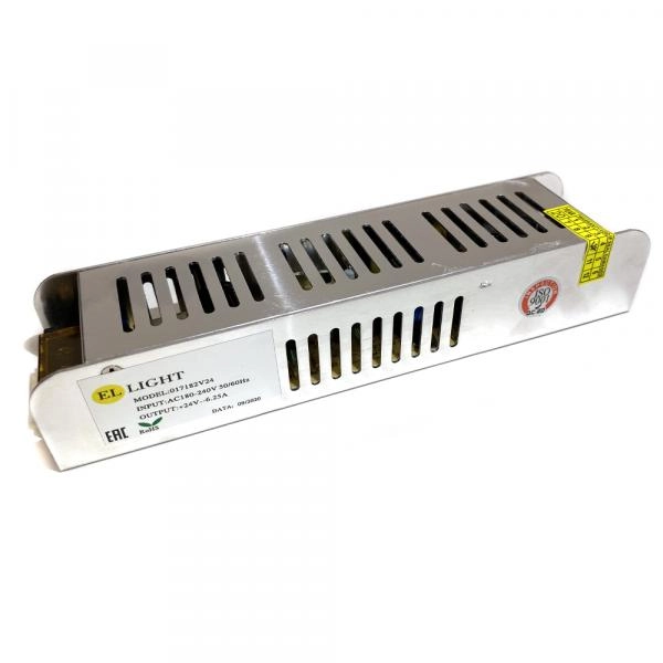 Ellight 24V սնուցման բլոկ 150W 6․25A (200x57x38մմ)