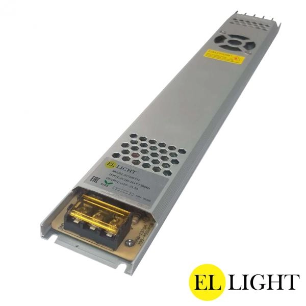 Ellight 12V սնուցման բլոկ 400W 33․3A (350x52x21մմ)