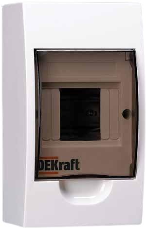 Dekraft Circuit Breaker Box 6 Modules Surface 20x15x10 IP41