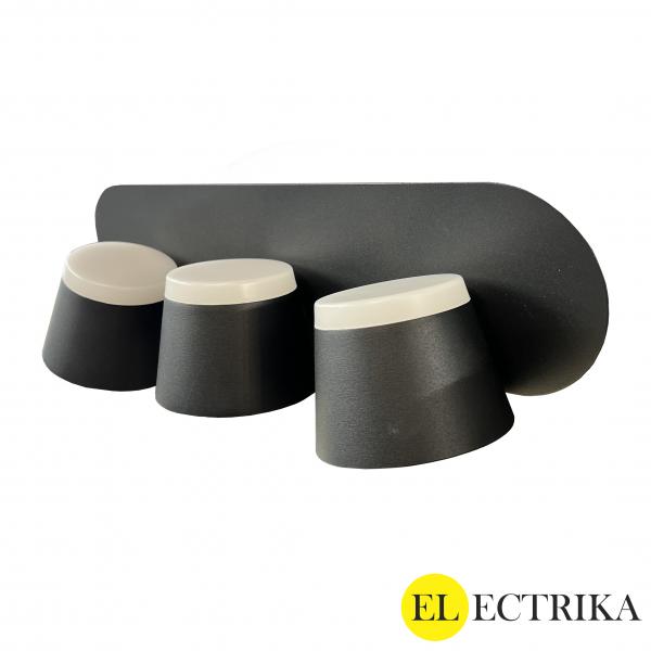 Electrica Surface-mounted Light (W-M8053) 24W 3500K Black IP20
