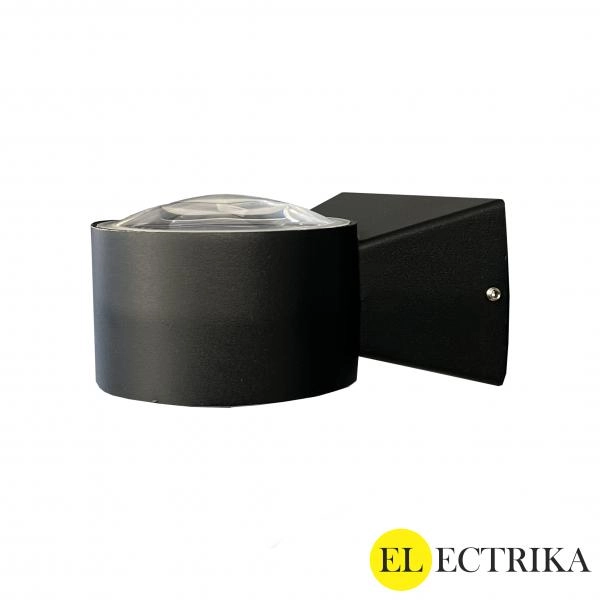 Electrica լուսատու ֆասադային (GMD-F901) 2x3W 3500K սև IP65
