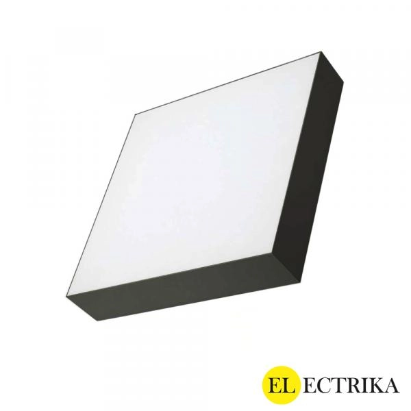 Electrica Slim Line լուսատու արտաքին (AD112) սև 24W 4100K քառակուսի