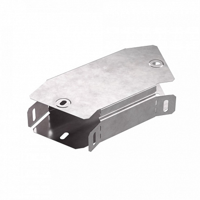 Промрукав horizontal cable tray 45° angle with cover 100x50 mm