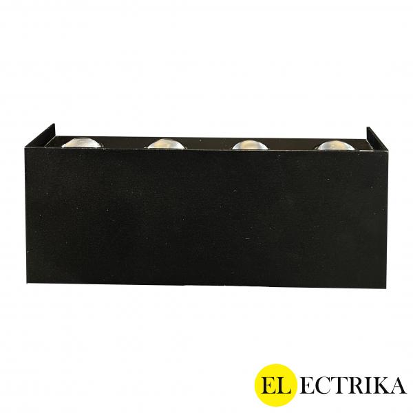  Electrica фасадный светильник (GMD-F813B-4) 8x1Вт 3500К черный IP65