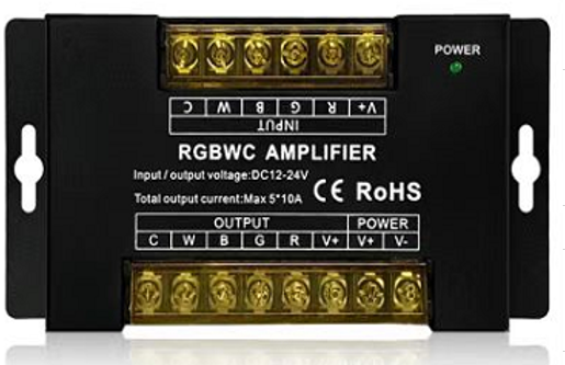 Electrica 12-24V led ժապավենի կարգավորիչ 50A RGB ամպլիֆայեր