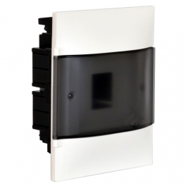 Legrand Flush-Mount Panel 4 Modules (Black Door)
