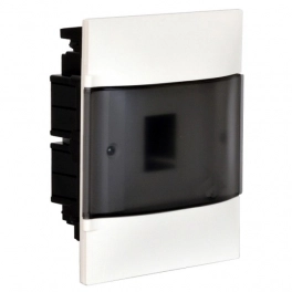 Legrand ներկառուցվող վահանակ 4 մոդուլ (սև դուռ)