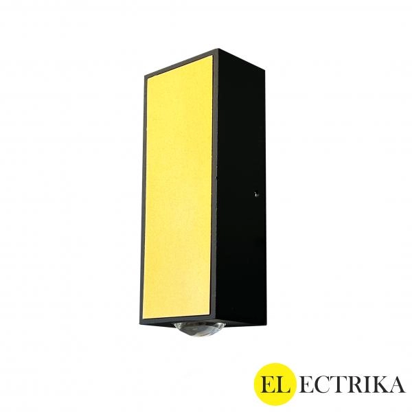 Electrica լուսատու ֆասադային (GMD-F496/S-2) 2x3W 3500K սև IP65