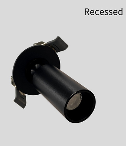Electrica Mini լուսատու (MR03WW) ներկառուցվող 3W 3000K սև