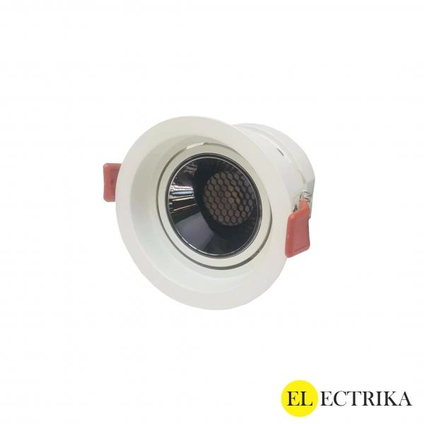Electrica լուսատու (L-R12) ներկառուցվող շարժական 12W 4000K սպիտակ