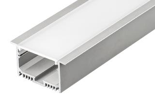 Arlight aluminum profile Sl-Linia recessed 62x32mm (2.5m) with diffuser