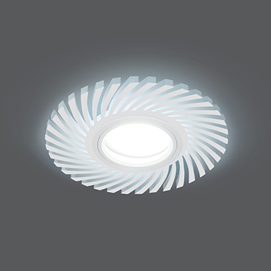 Gauss շրջանակ Backlight 3W 4000K կլոր սպիտակ MR16