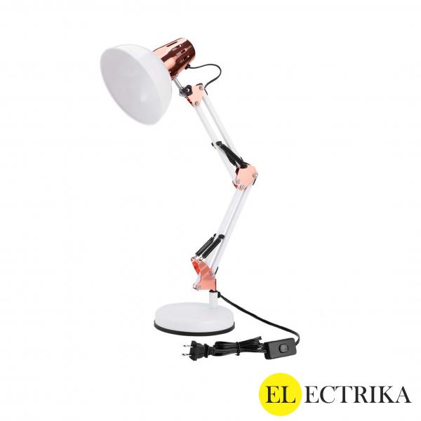 Electrica Սեղանի Լուսատու (30սմ+30սմ) Սպիտակ + Ոսկի15.5մմ