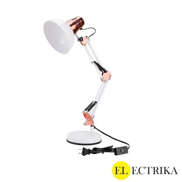 Electrica Սեղանի Լուսատու (30սմ+30սմ) Սպիտակ + Ոսկի15.5մմ